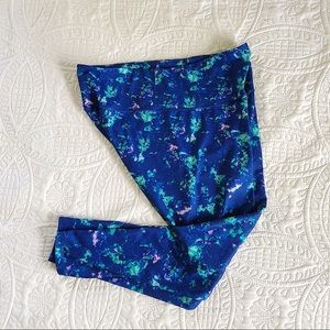 Old Navy Active blue patterned leggings